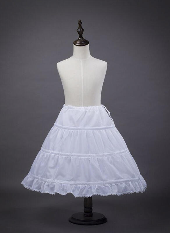 Flower Girl Petticoat White Wedding